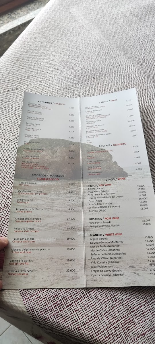 Menu Hostal Restaurante Parajes-5