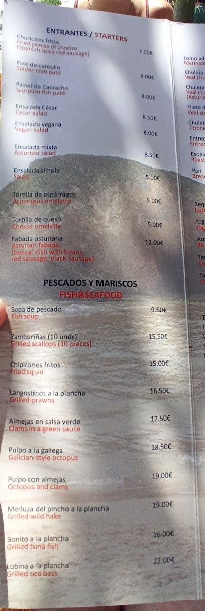 Menu Hostal Restaurante Parajes-7